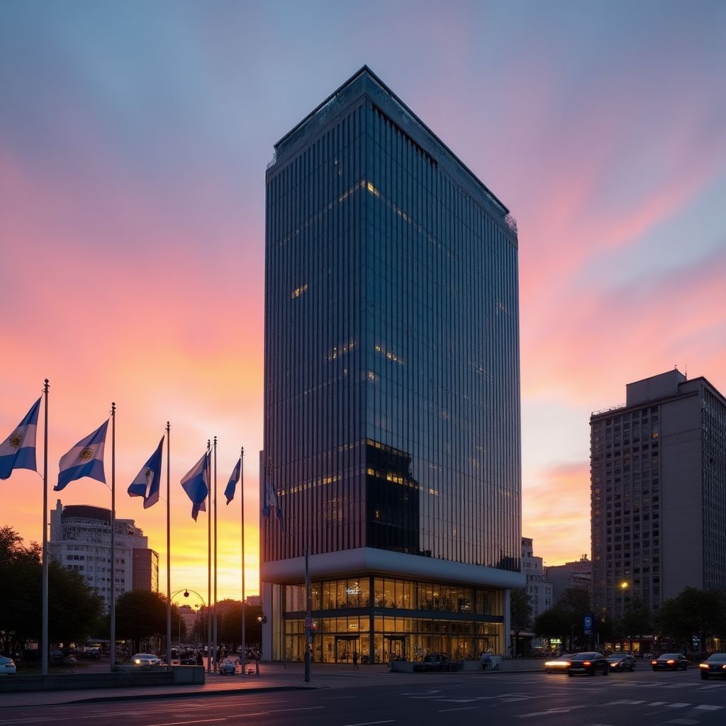 Sede central de YPF en Buenos Aires
