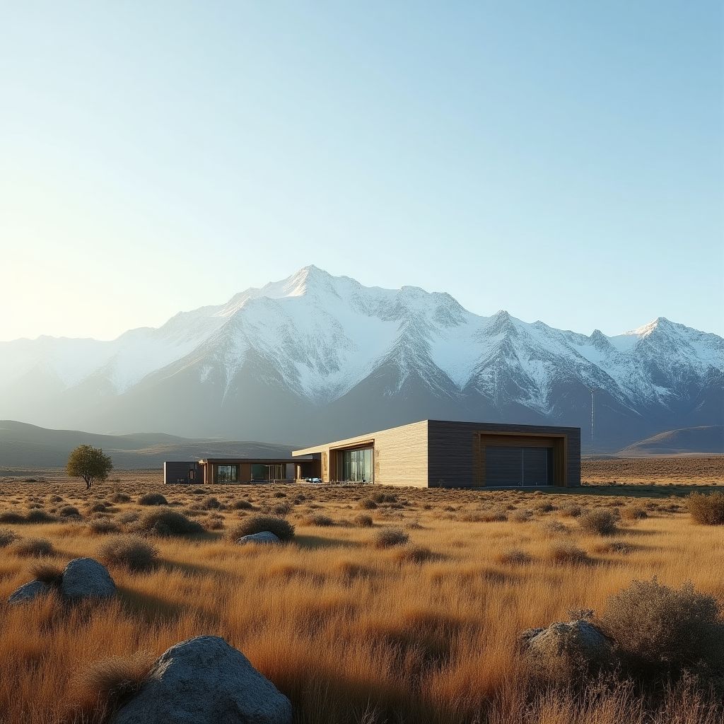 Estación YPF en la Patagonia